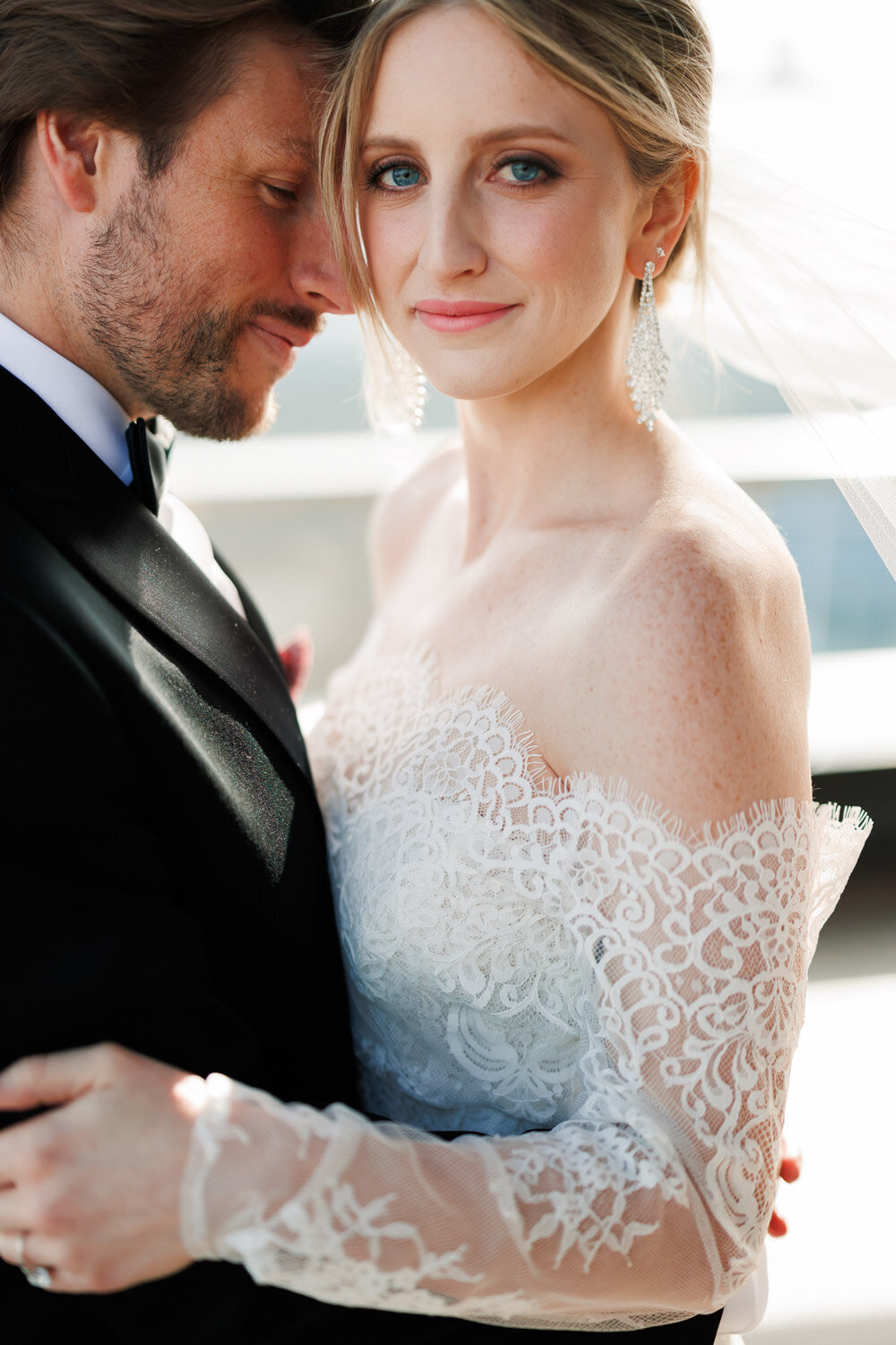bold color block wedding gather at deer district milwaukee -1