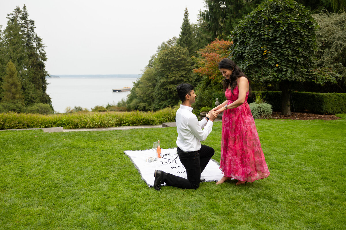 Surprise Seattle wedding Proposal, engagement photography Bainbridge Island- 21