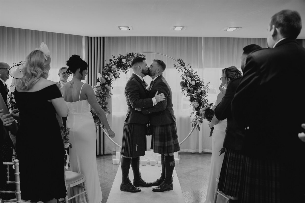 Aberdeen LGBTQ+ Wedding Photography by Aberdeen Wedding Photographer Scott Arlow - 24