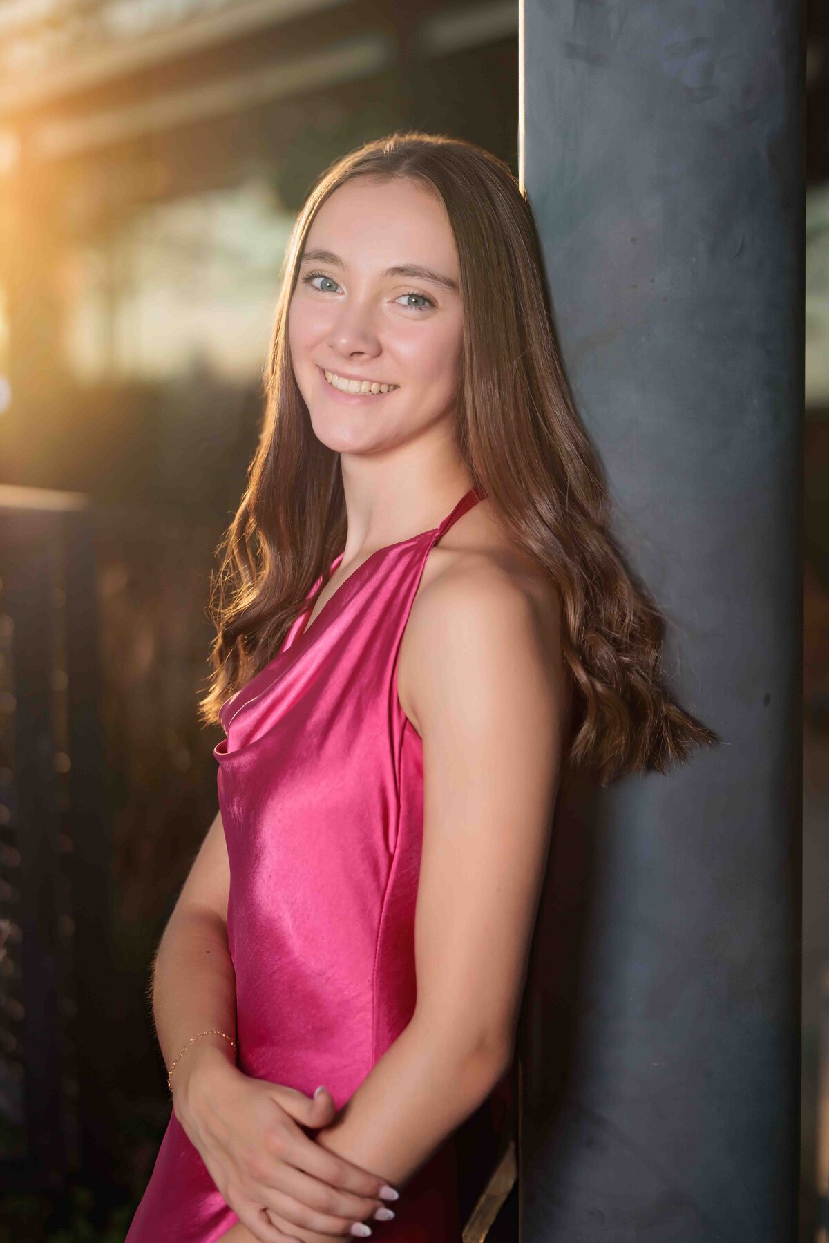Sunset in Raleigh NC for teen portraits