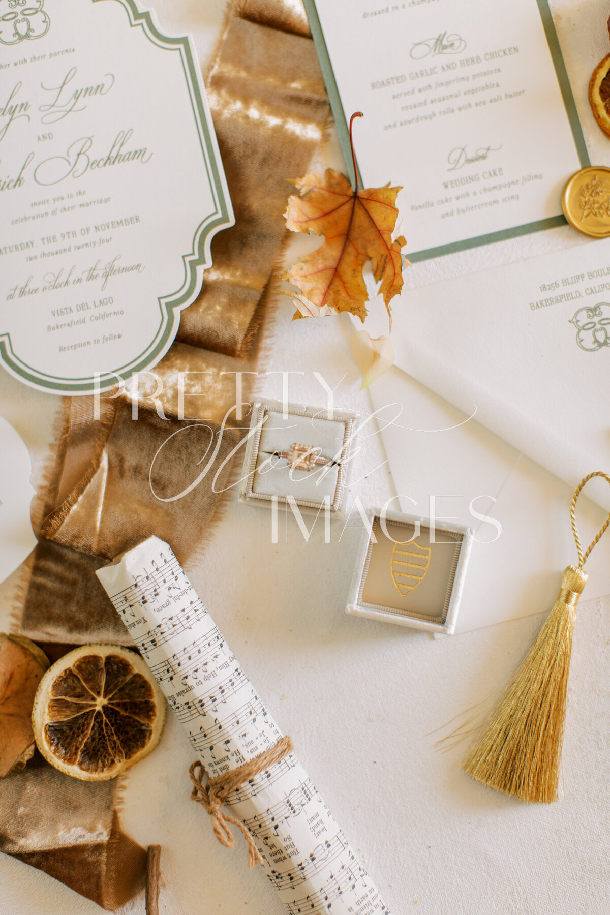 Pretty Stock Images - Fall Wedding Flat Lay-029