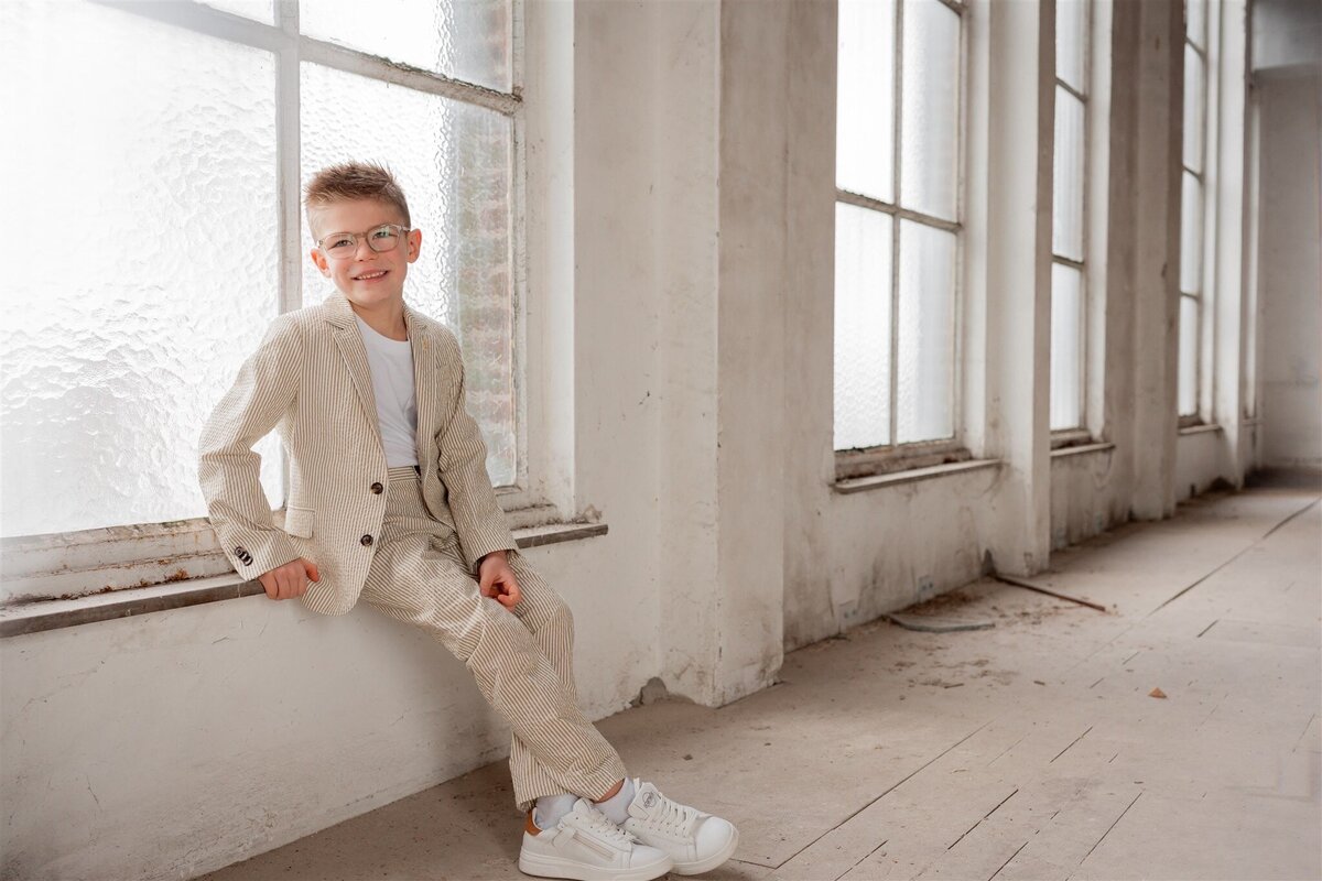 commnuniefotoshoot jongen