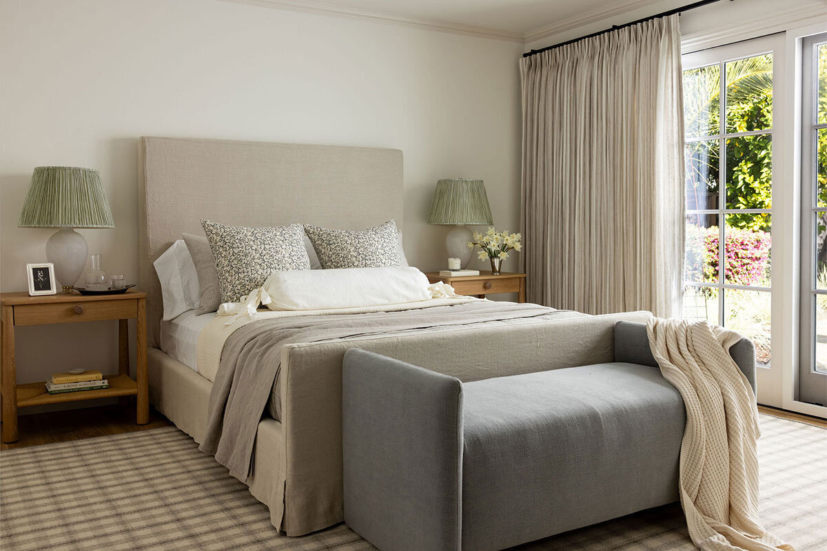 Vintage-inspired bedroom featuring timeless styling and functional layout

