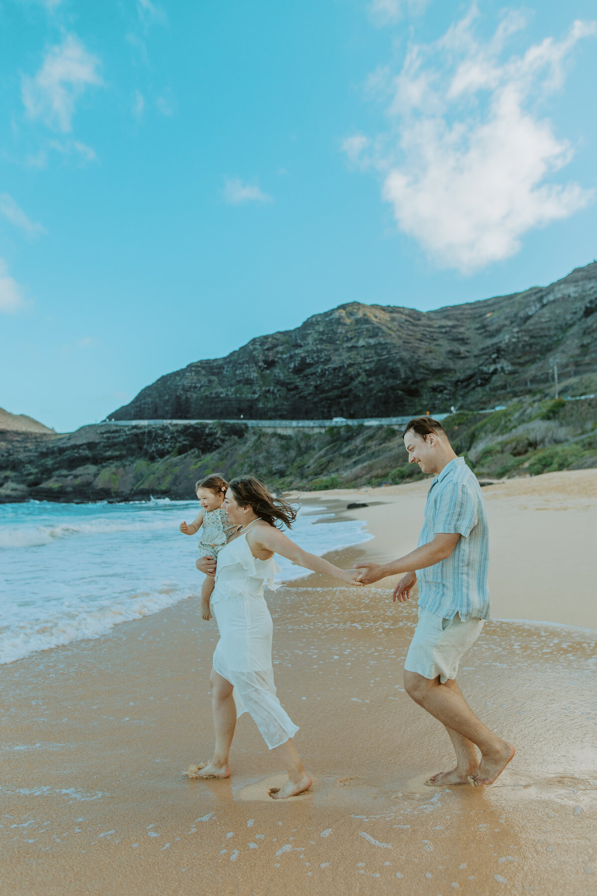 Family photos in Oahu