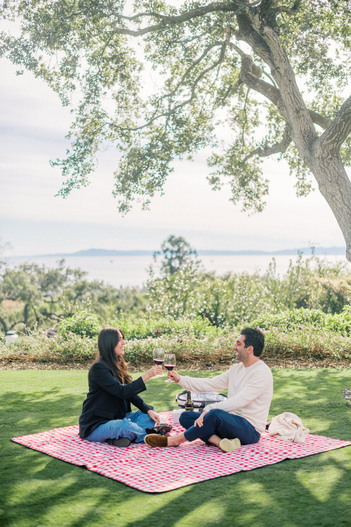 Surprise Proposal Gourmet Picnic Experience San Ysidro Ranch 10