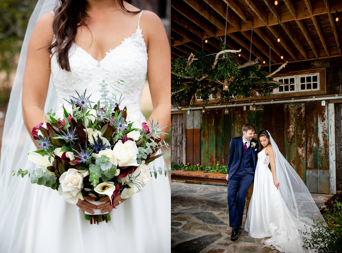 A fall wedding in Rougemont, NC at Sassafras Fork Farm