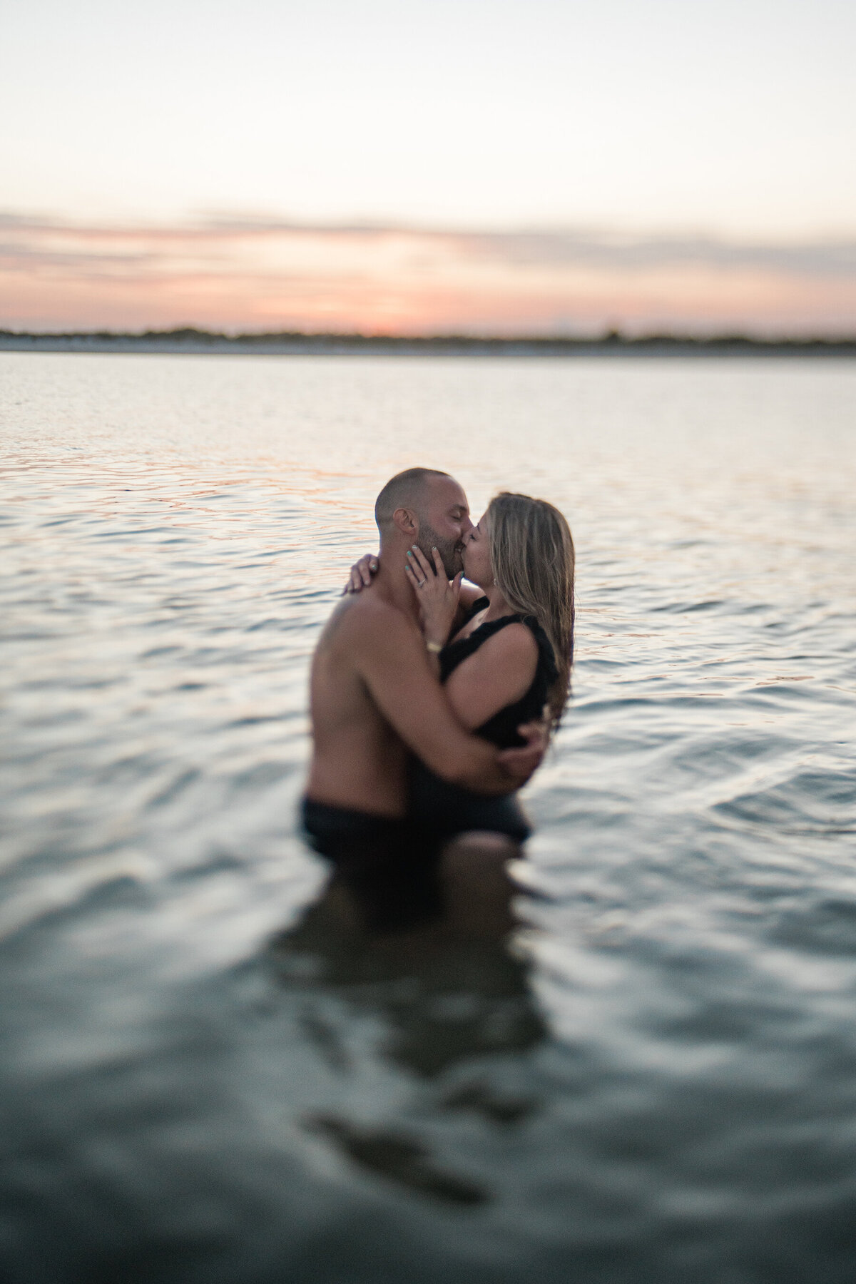 Wrightsville Beach Engagement Session on a boat, Boat Couples session