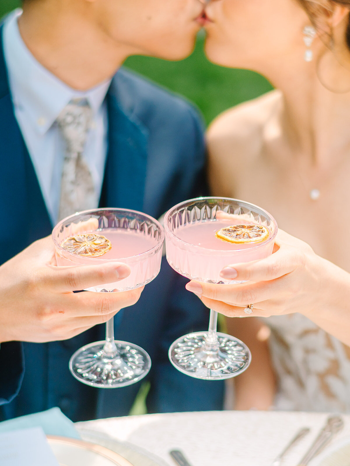 Wedding drink truck setup with cocktails by Bee Tapped Dry Bar in Milwaukee