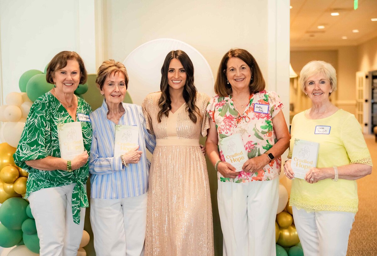 Ashley Opliger Cradled in Hope Book Launch Party, biblical book for grieving moms, miscarriage, stillbirth, infant loss, christian author (60)