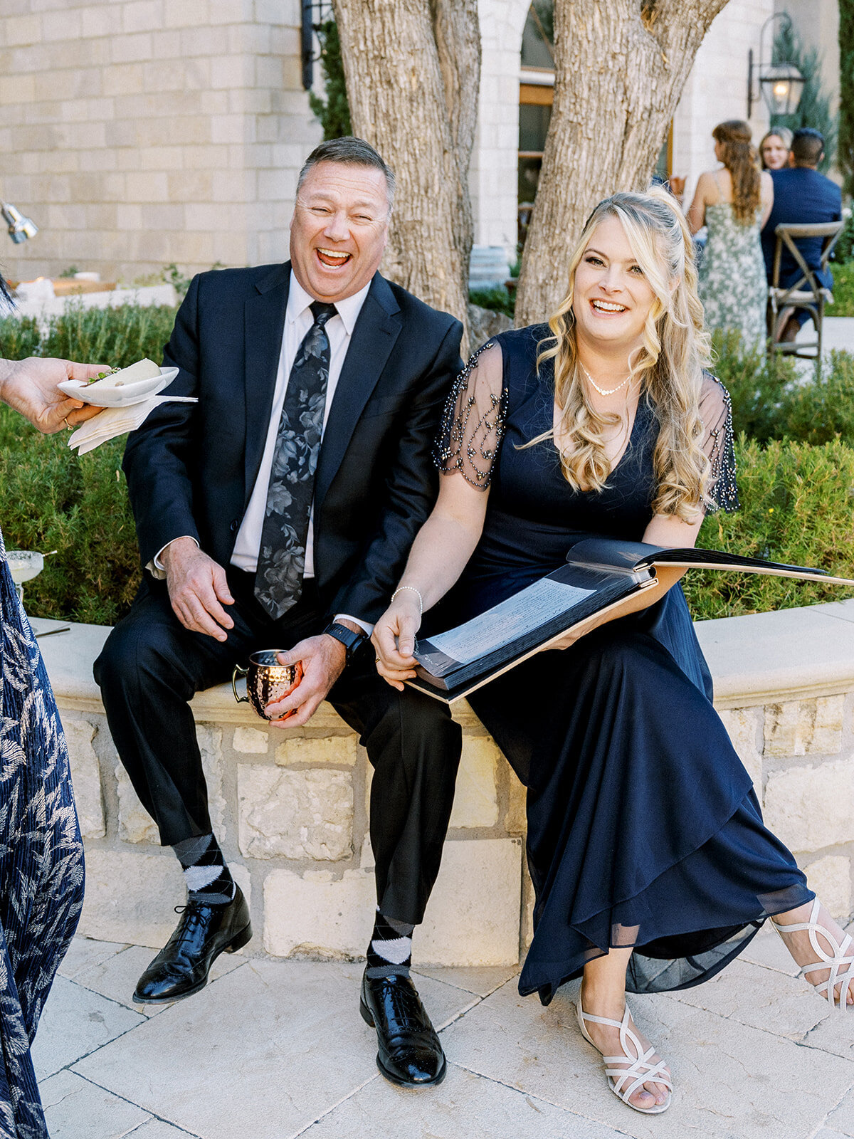 Documentary moment of wedding guest at allegretto resort