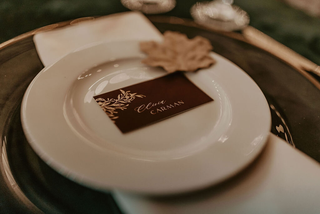 21 - Rialto Theatre Wedding Placesetting - Tampa Bay Wedding Planner