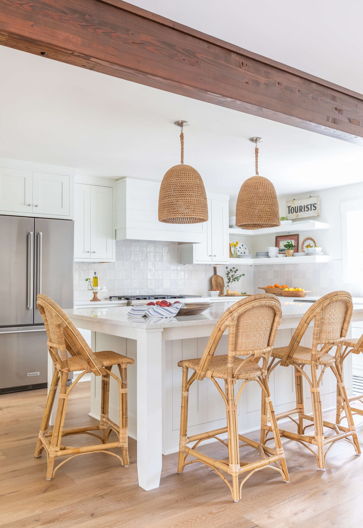 Amelia Island Coastal Bungalow Lola Interiors Kitchen