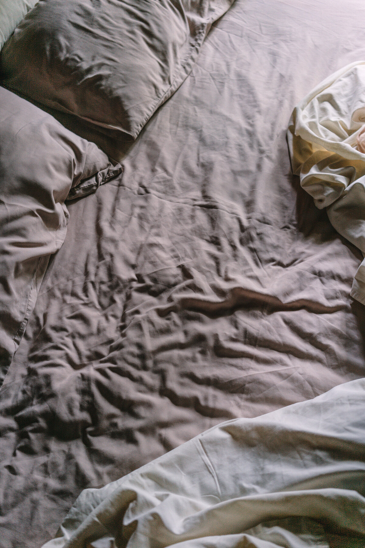 Wrinkled bedding