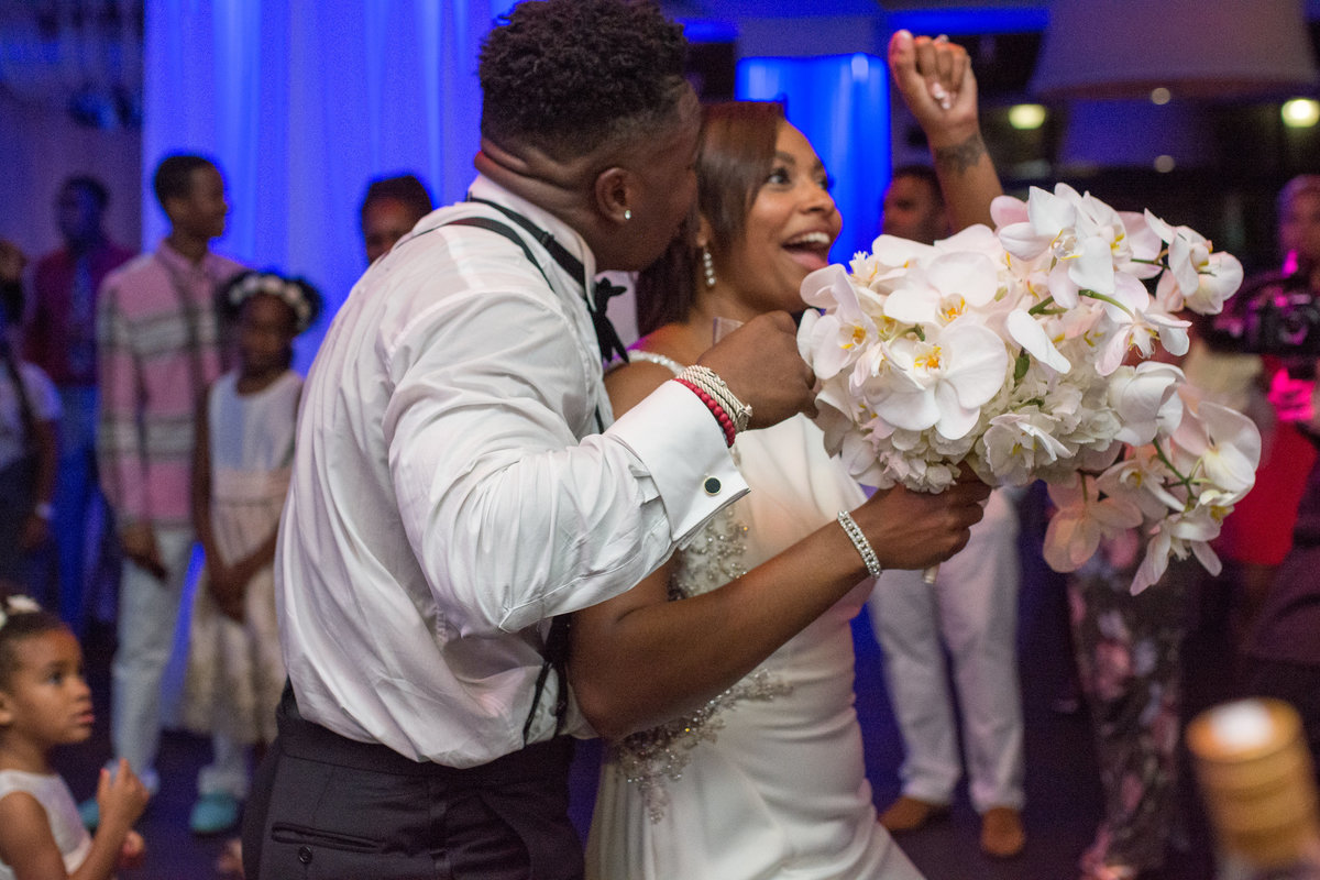 NFL Miami Dolphins Brandon Radcliff ShaKyra Radcliff Briza on the Bay Wedding Andrea Arostegui Photography-312
