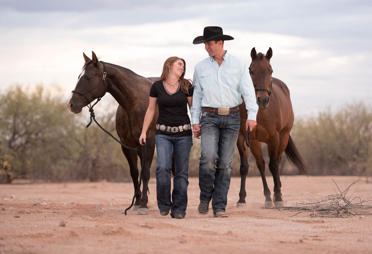 Adding horses to your engagement session is fun and DePoy Studios loves adding dogs and furbabeis to engagement sessions.