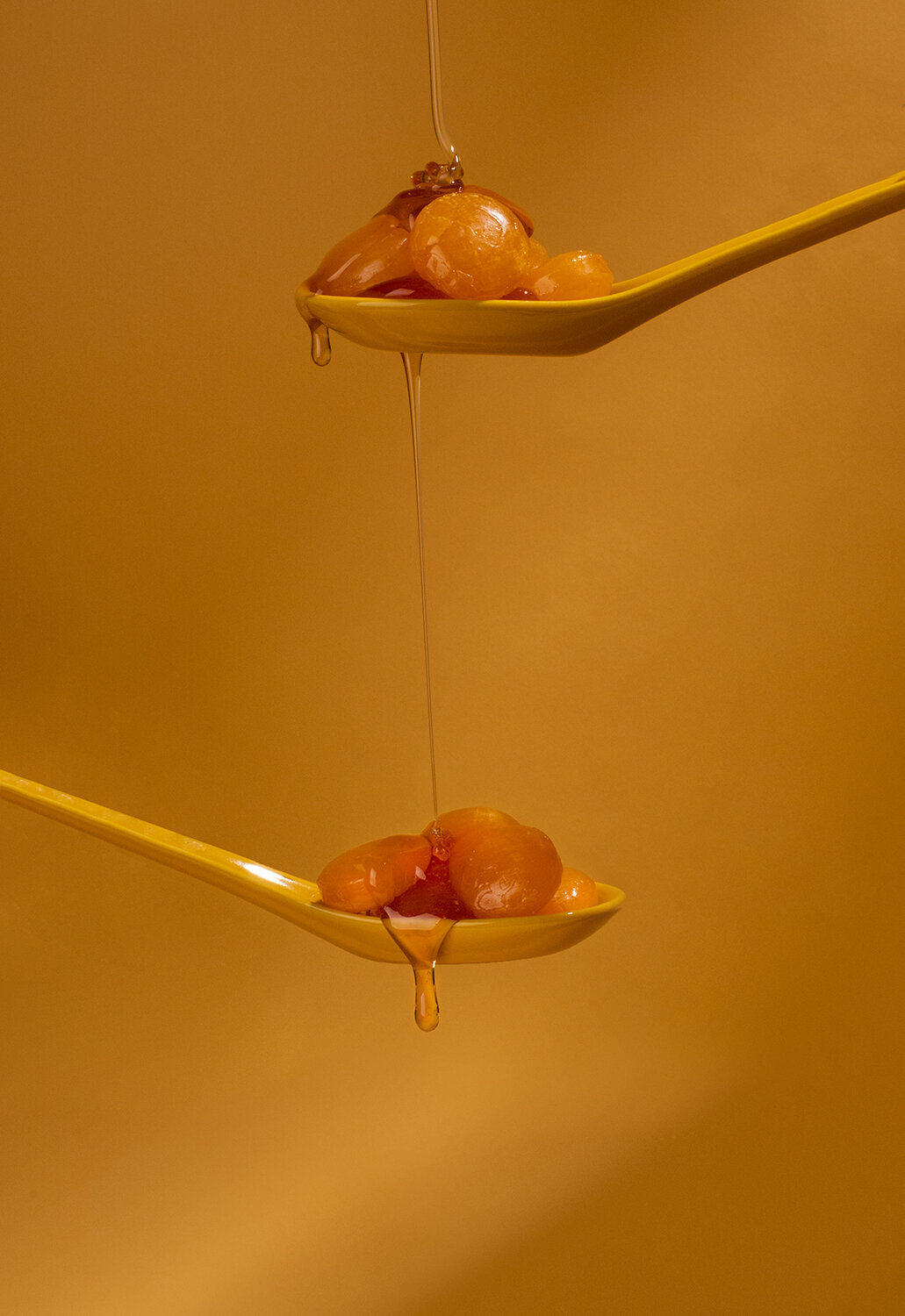 butterscotch candy drips photography