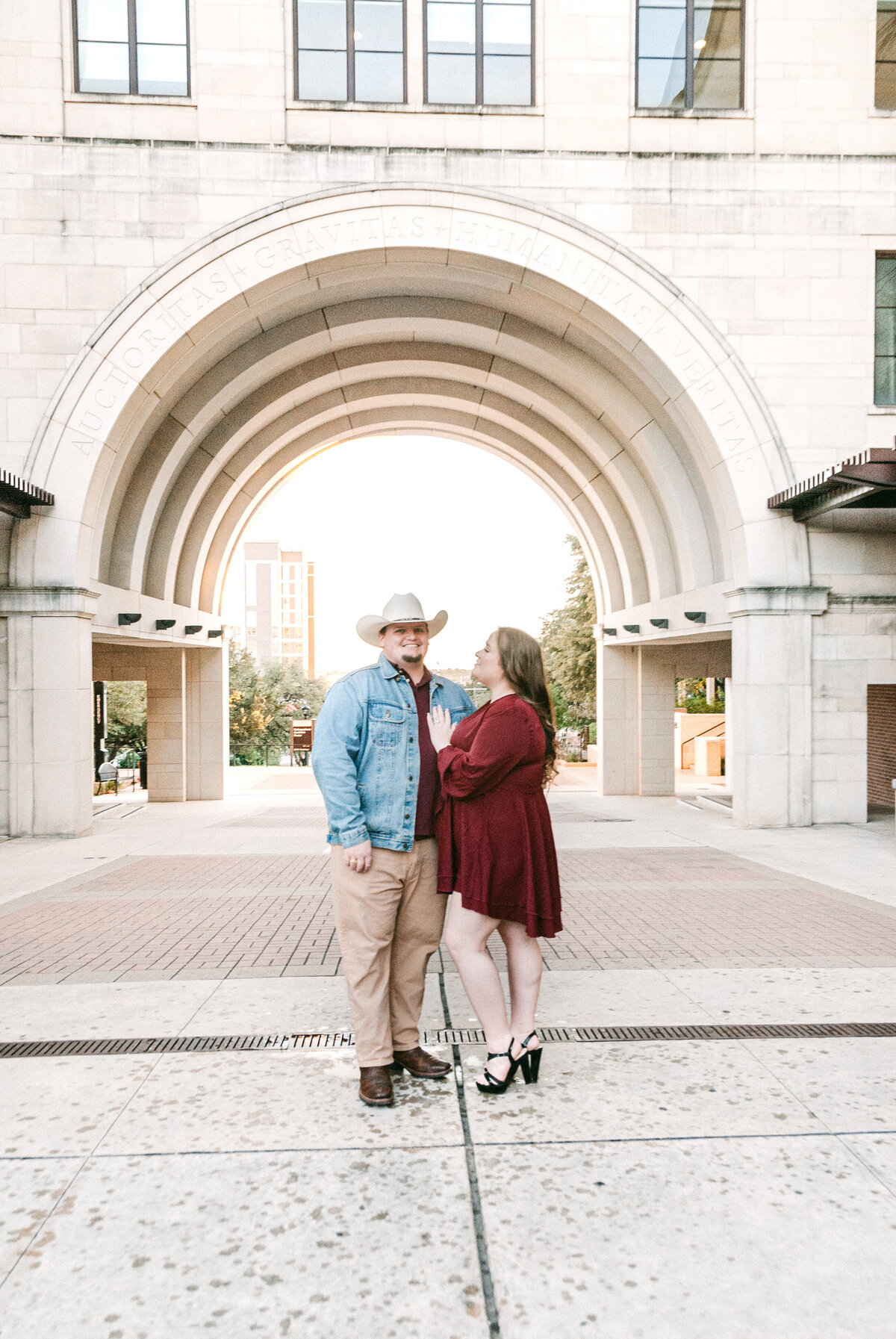 Texas State University Couples Photography Light and Airy