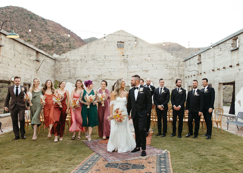 Romantic Jerome, Arizona wedding planned and styled by BTO Events