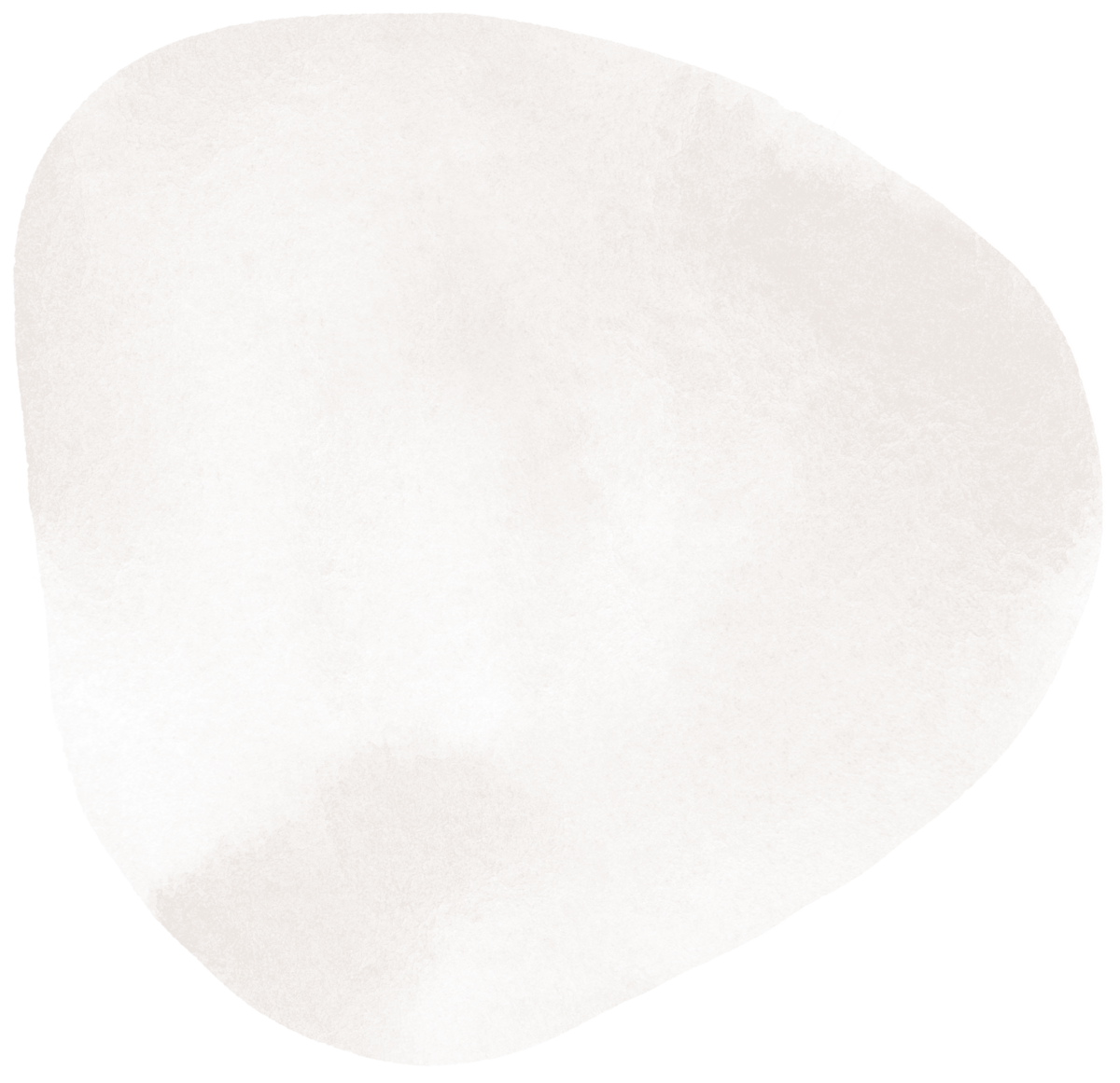 white paint blob