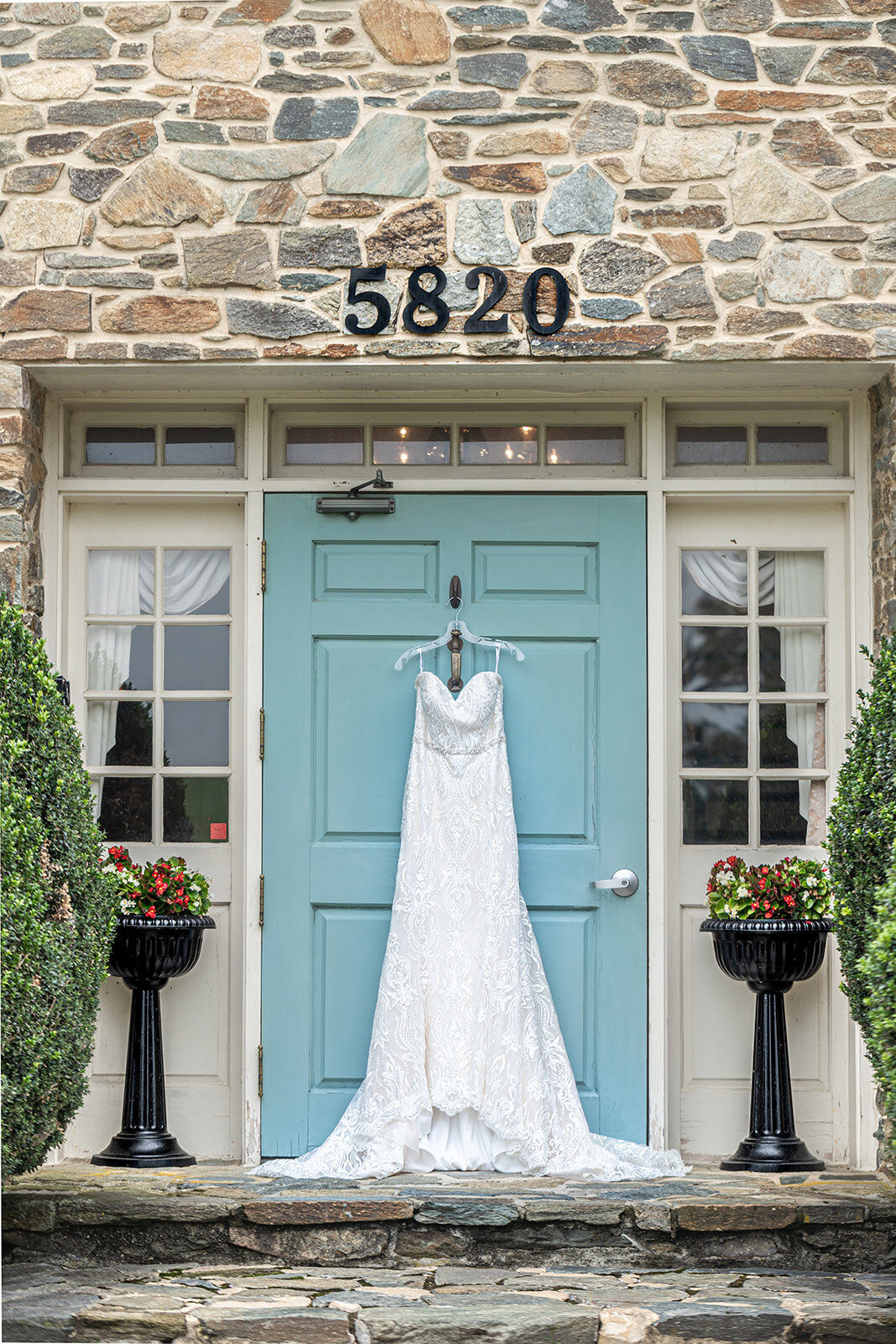 lace wedding gown