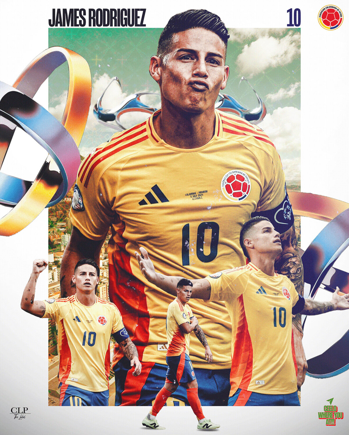 Colombia Soccer Team James Rodrigues