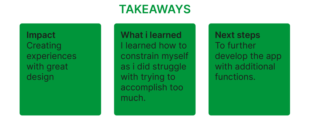 Final reflections, what worked, and lessons learned from the project
