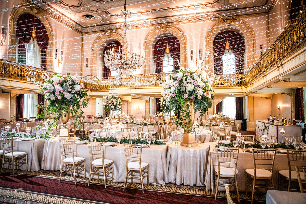 wedding reception luxury high end decor