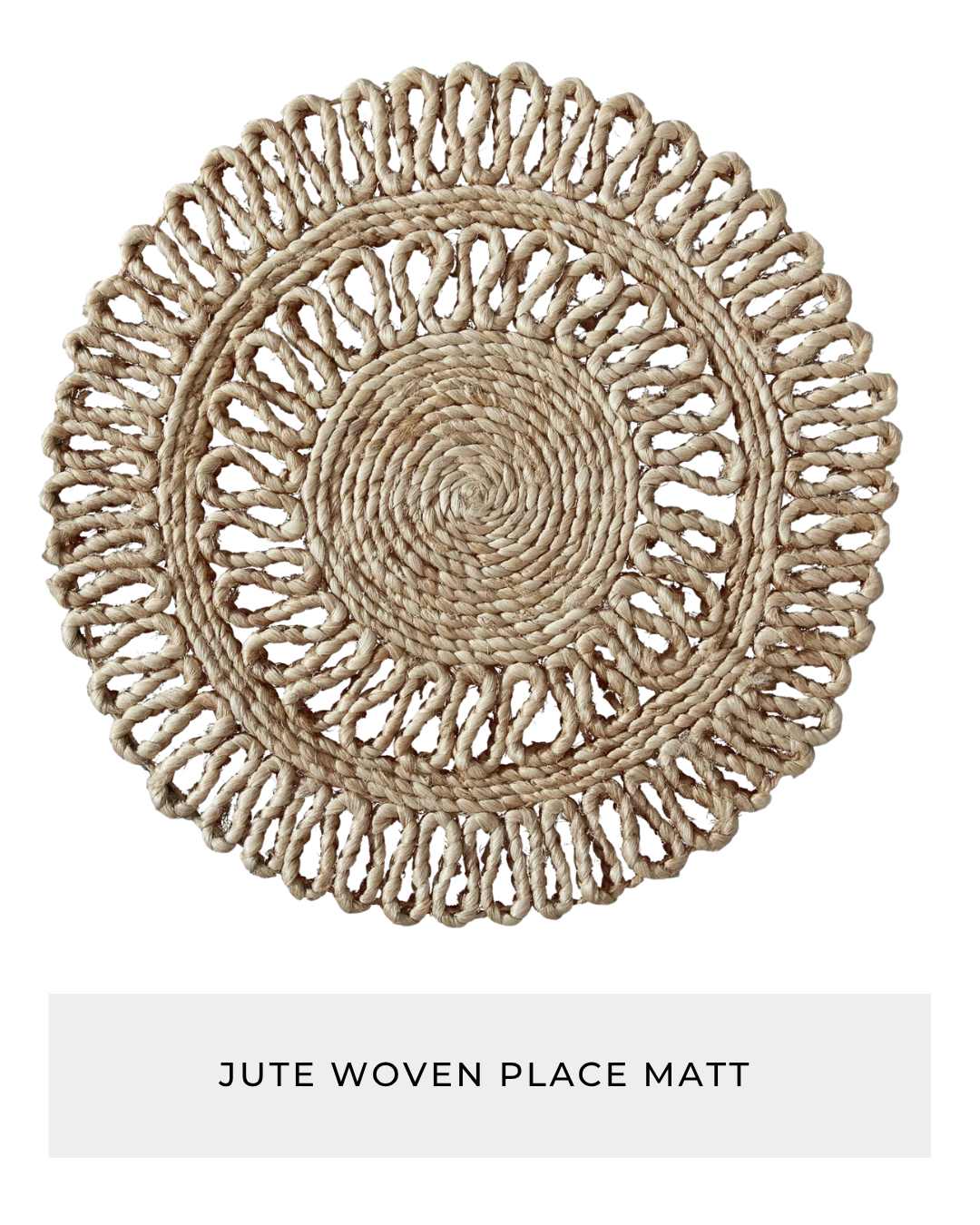 Jute Woven Place Matt