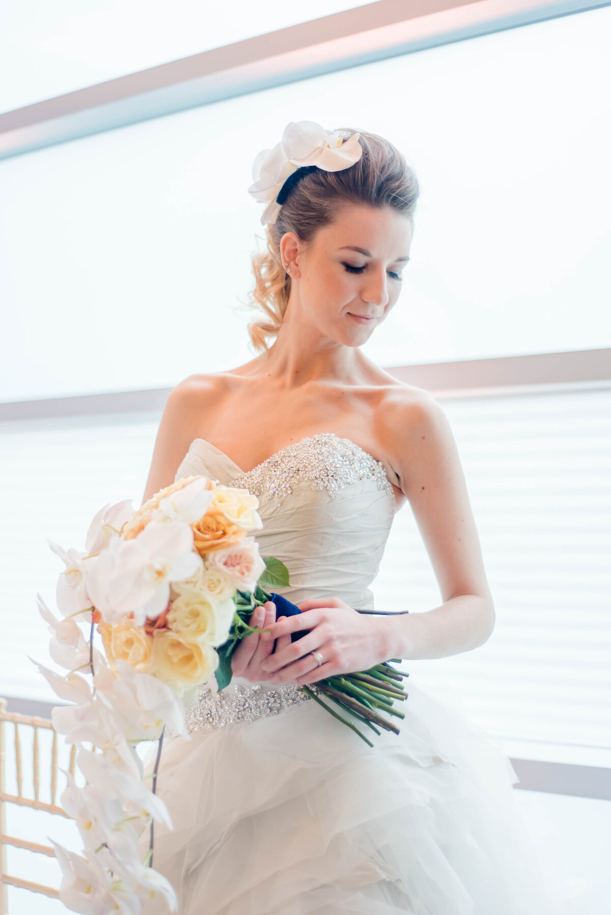 bride at fairmont hotel