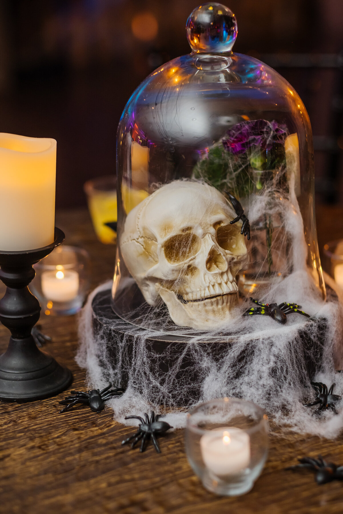 25 - St. Petersburg Halloween Wedding Reception Centerpiece - Tampa Bay Wedding Planner