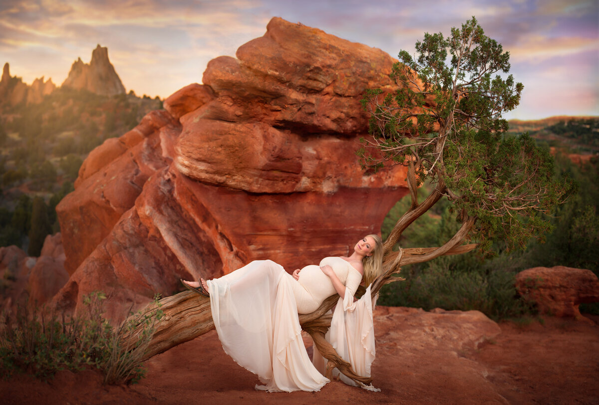 Colorado Springs Family Portrait in Natural Setting, Timeless Family Photography in Colorado Springs, Professional Family Photographer Serving Colorado Springs