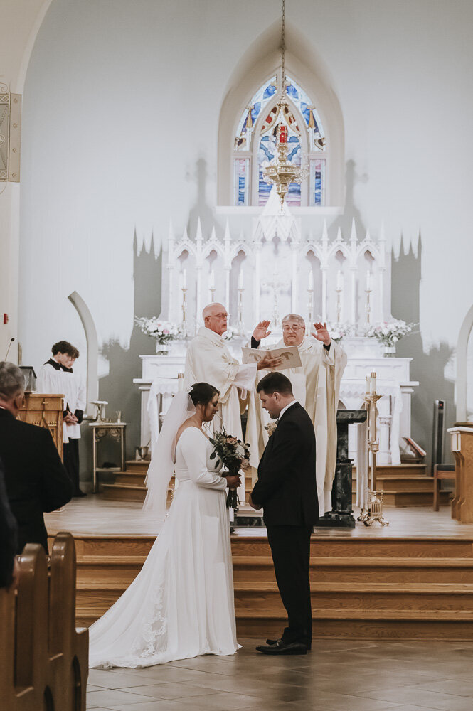 St. Patrick Catholic Church - London, OH wedding75