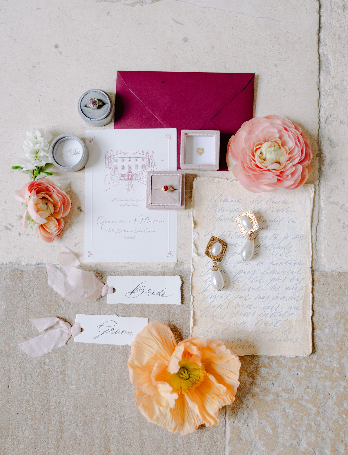 Villa Balbiano Wedding Shoot (1 von 6)