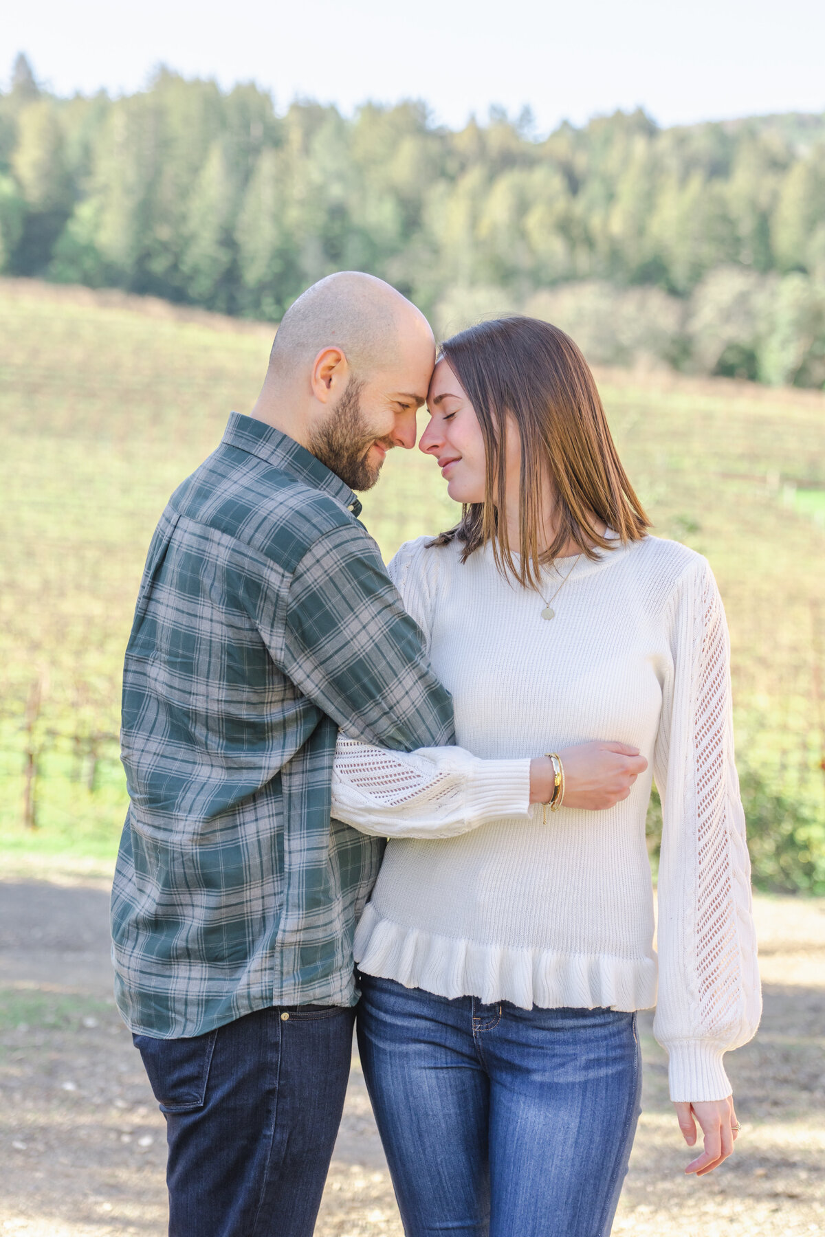 Engagement session at Jack London Park in Sonoma California