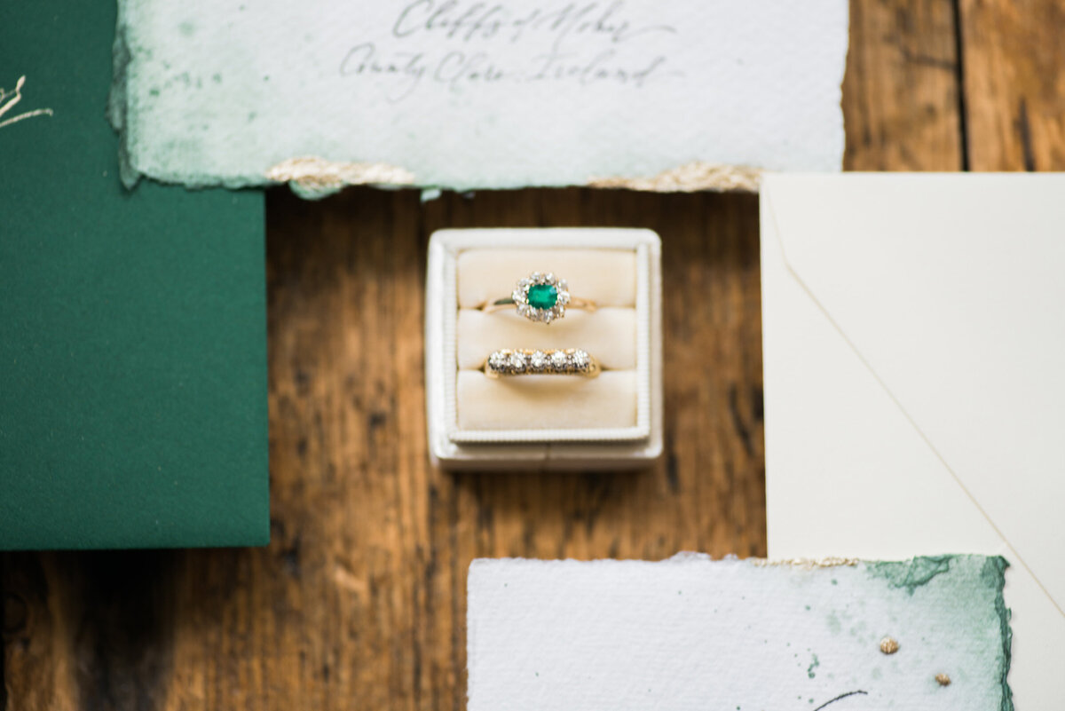 Kate-Murtaugh-Events-Ireland-destination-wedding-planner-Irish-elopement-getting-Cliffs-of-Moher-emerald-ring-wedding-diamond-bride
