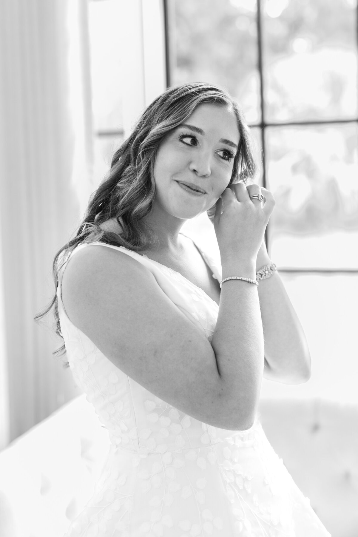 Bride Getting Ready at Forbes Farm St Simons Island