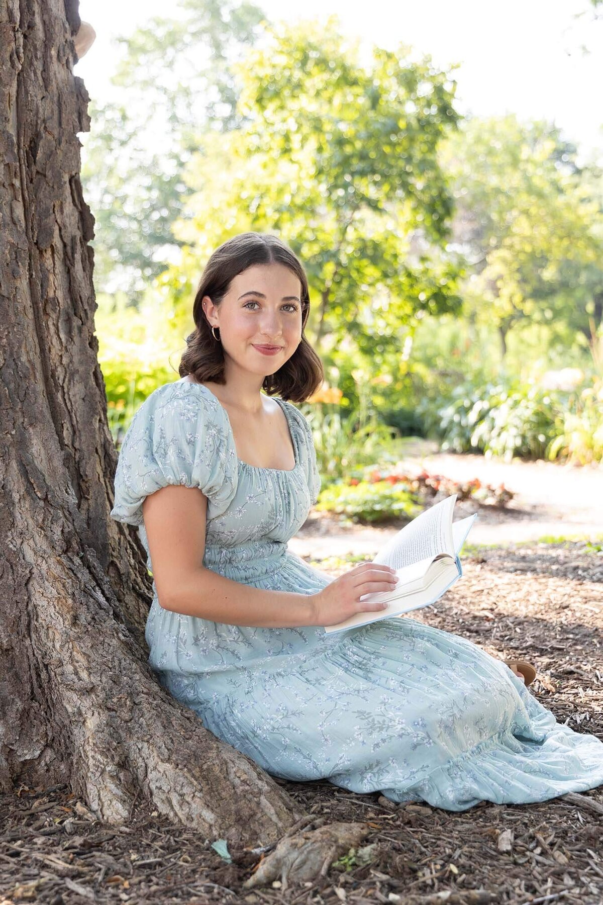 reading-a-book-in-the-park-senior-photo