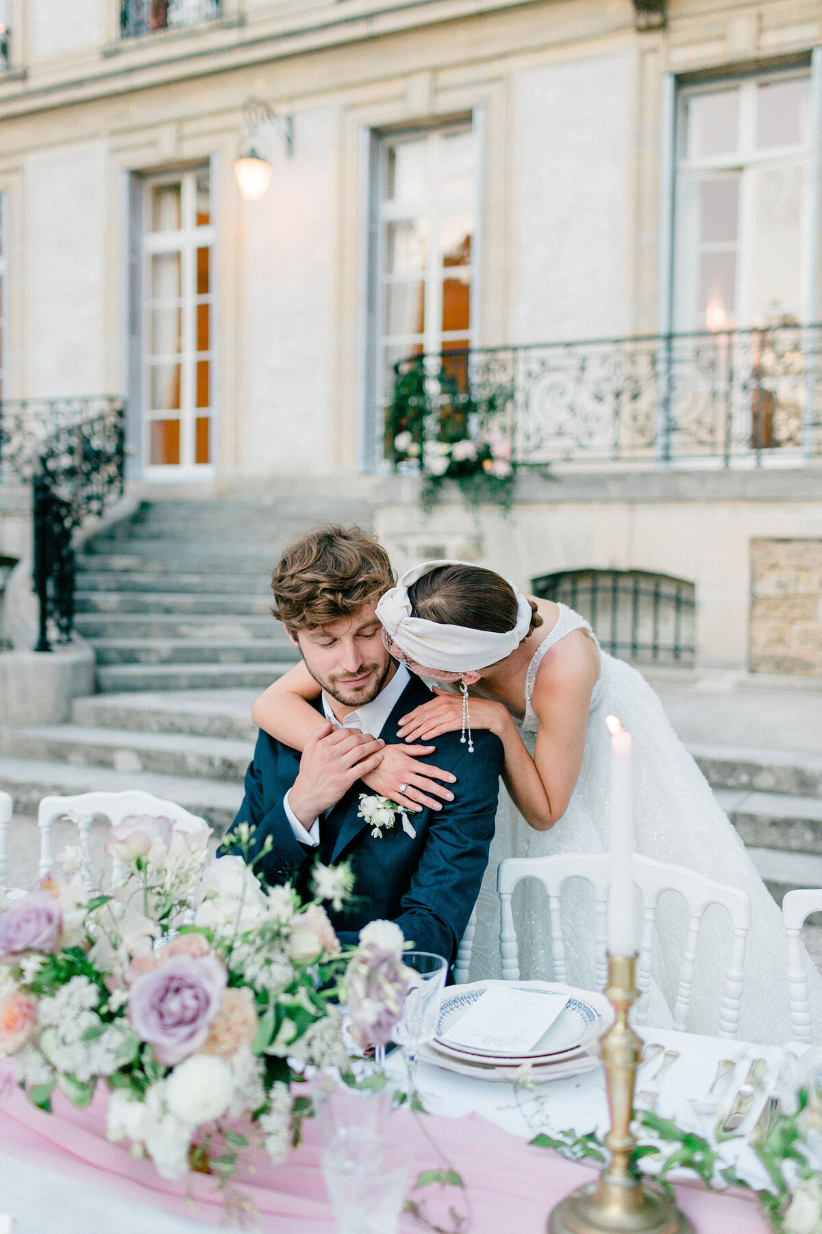 Paris chateau intimate destination wedding 24