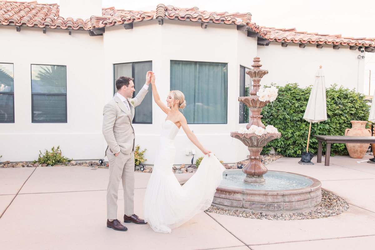 The Estate at Via Las Palmas Palm Springs Light and airy spring wedding southern california wedding venue luxury photography-279
