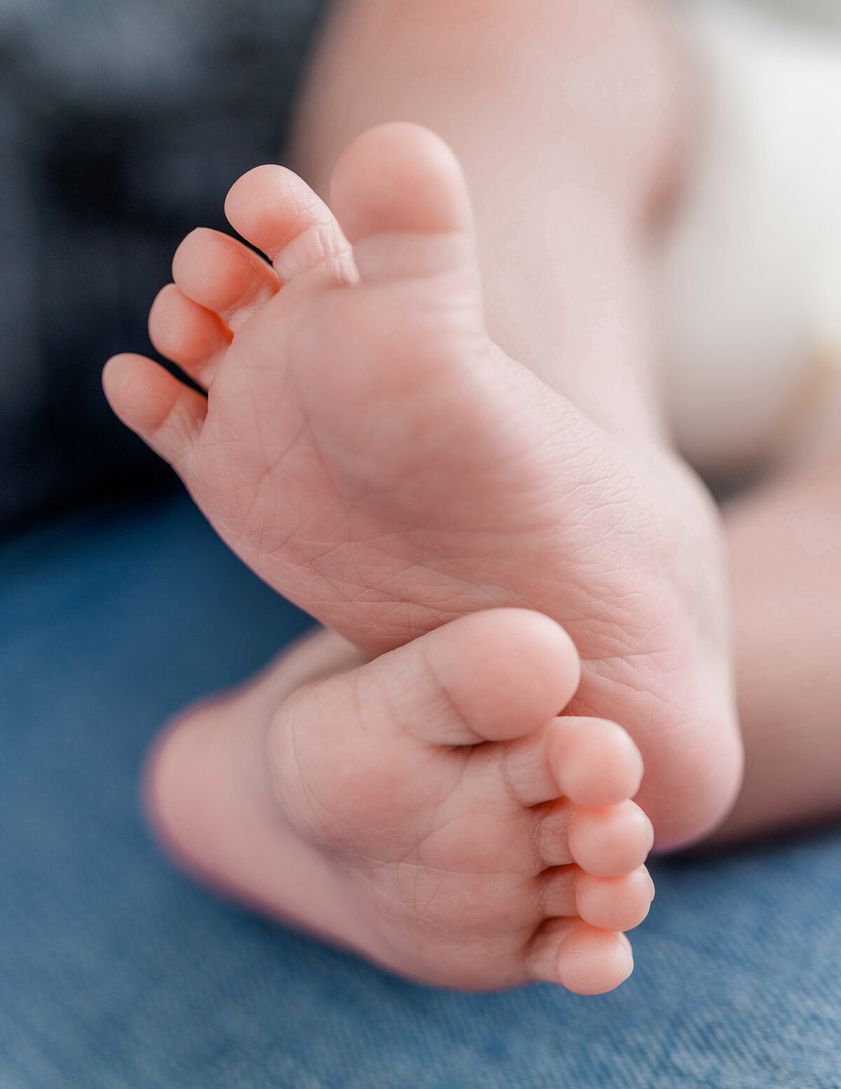 Colorado Springs Newborn Photographer - Baby feet close up