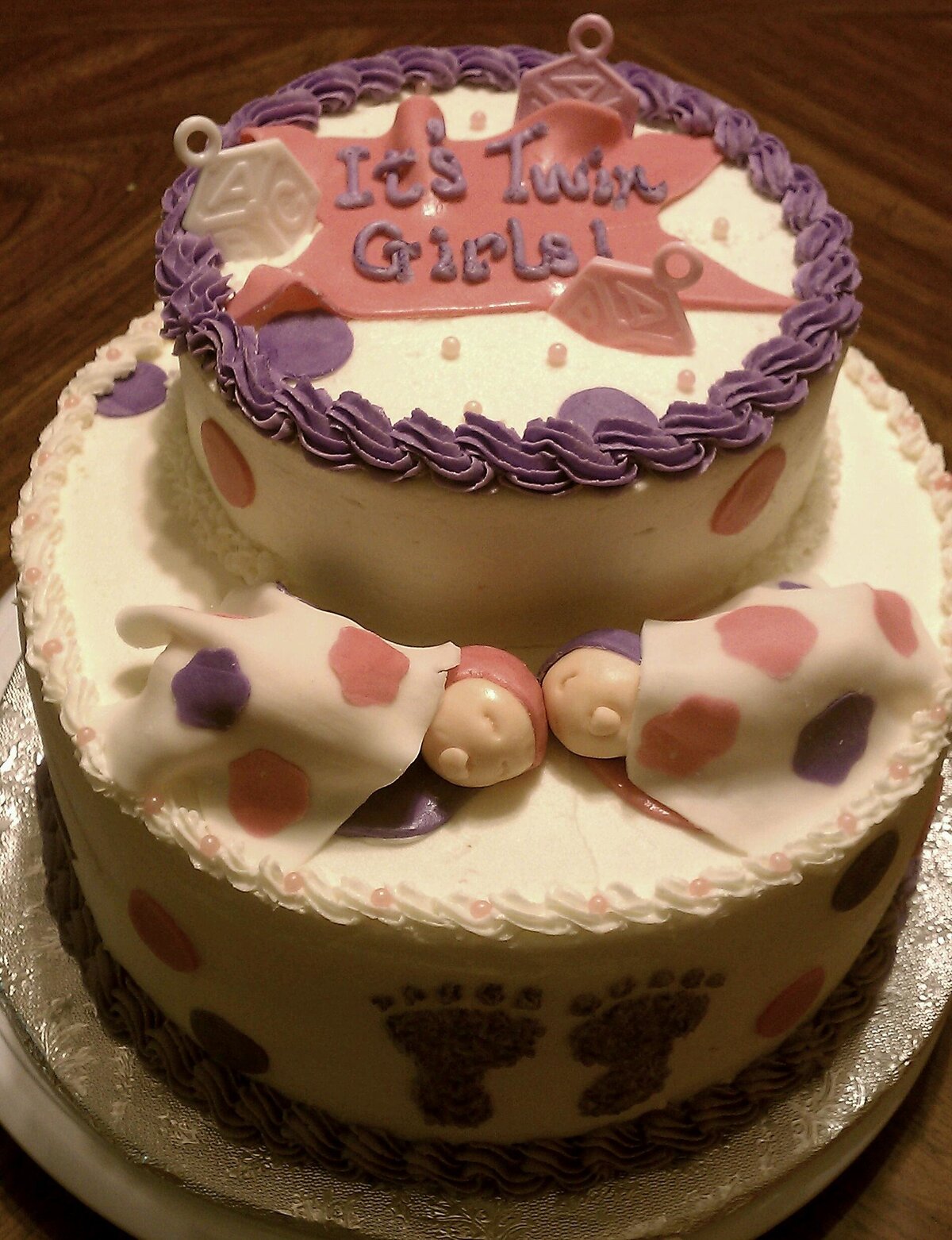TWINS baby cake