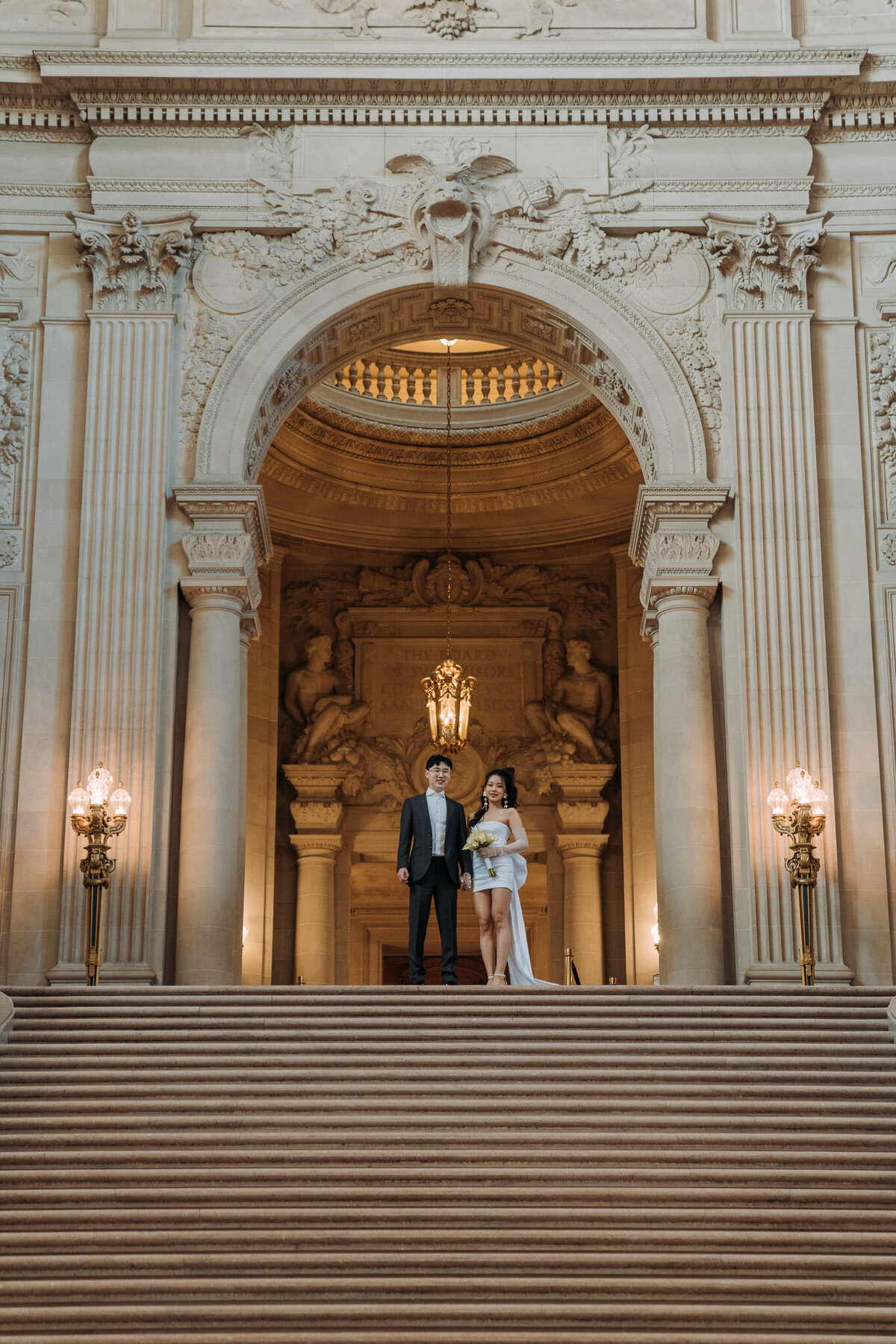 Joyce Li Photography Destination Wedding Elopement Engagement Lifestyle Portrait Photographer West Coast Seattle Washington California sfcityhallelopement-53
