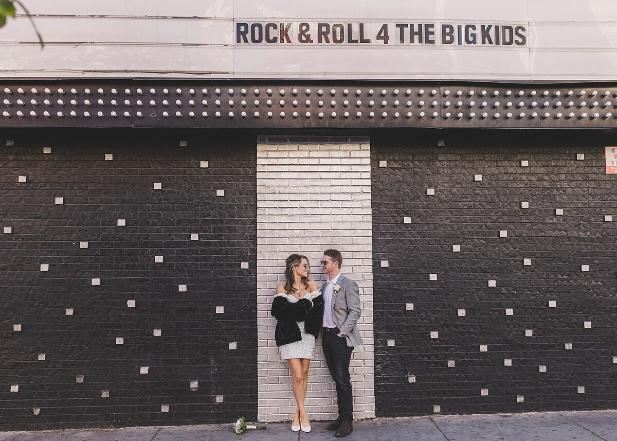 Downtown Las Vegas Fremont Street Elopement Photos | Taylor Made Photography