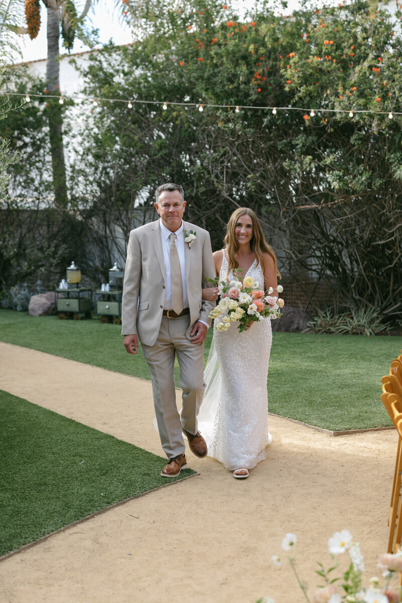 A wedding in San Clemente, California