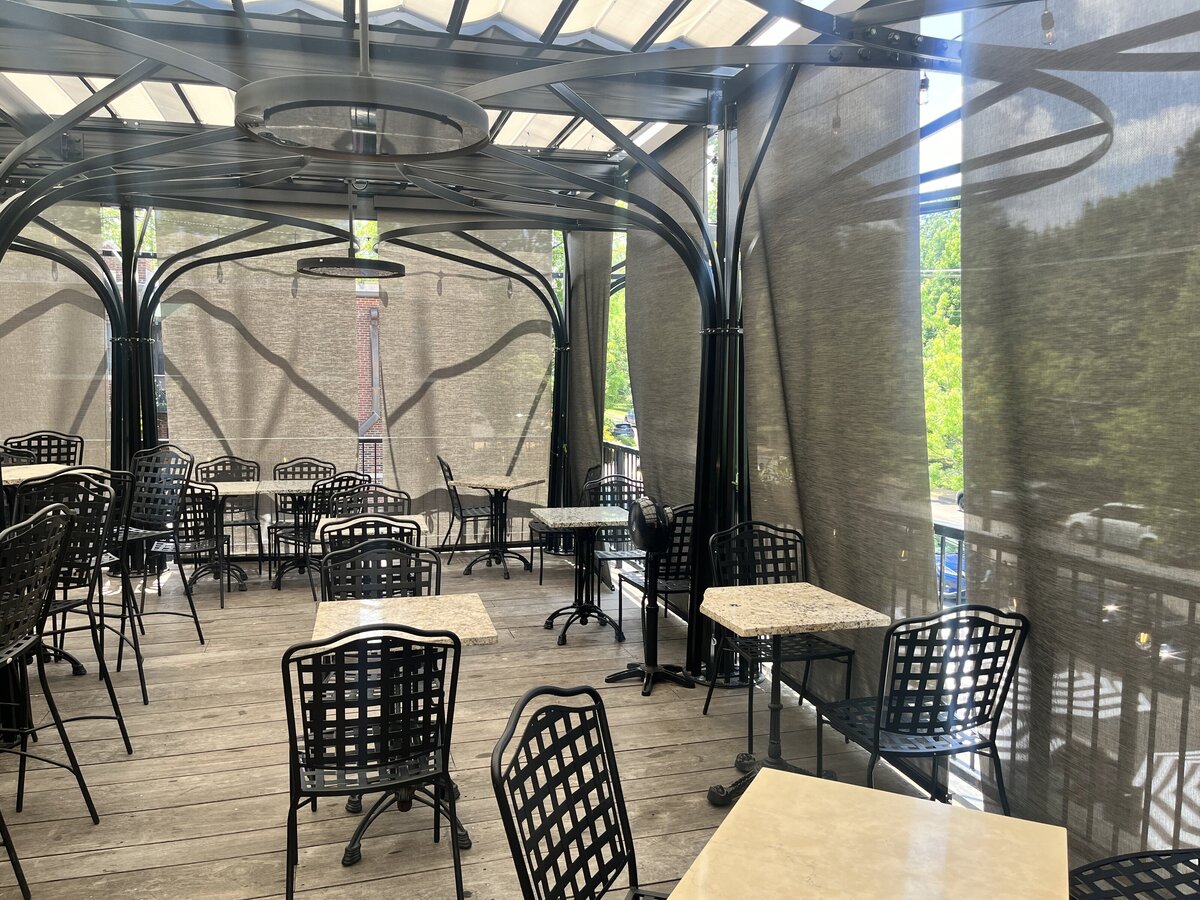 Custom commercial outdoor treatment