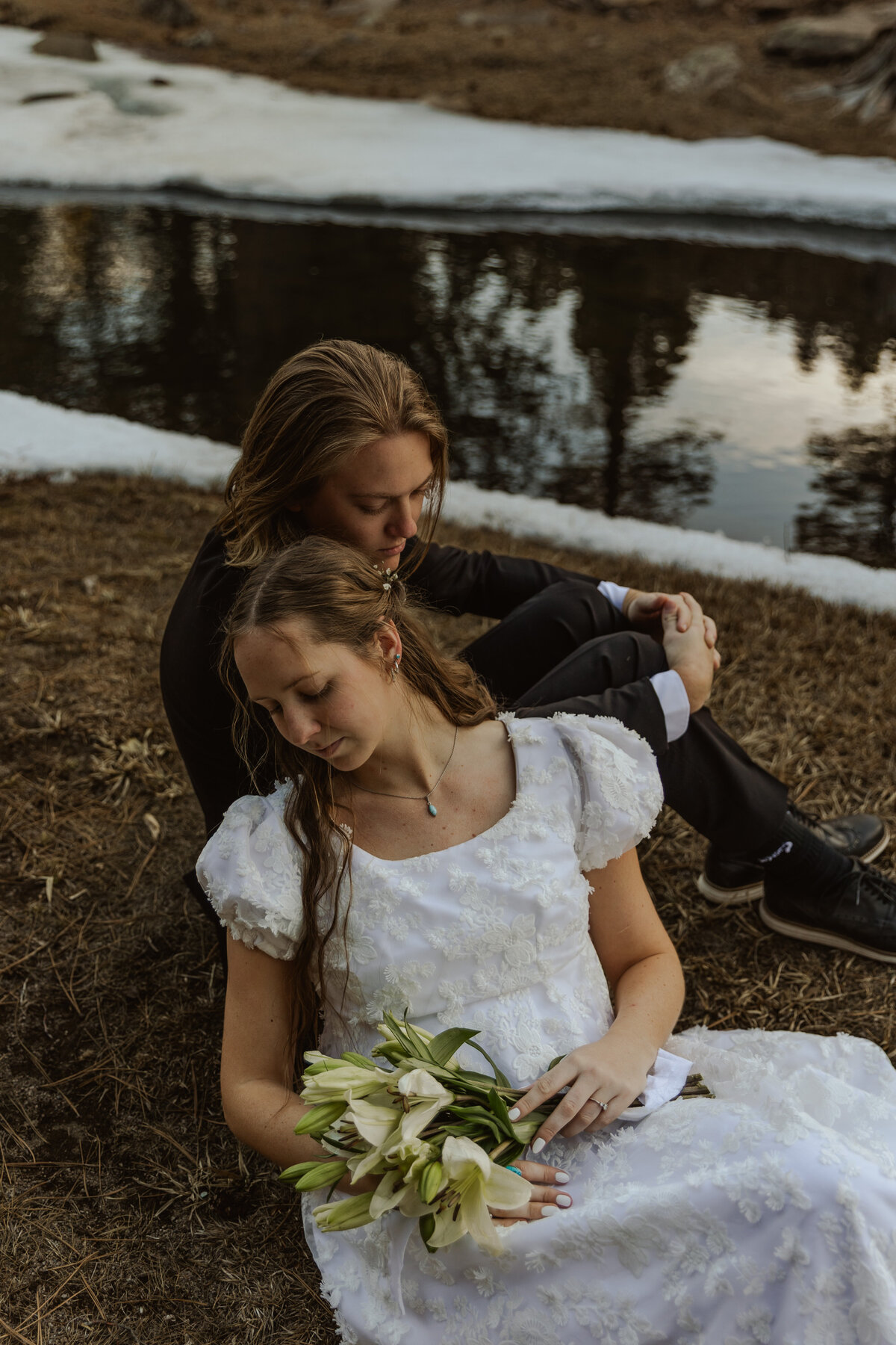 Calm Mountain Elopement Photos