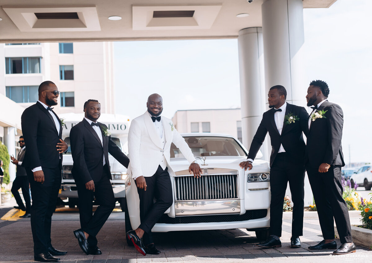 Abigail and Abije Oruka Events Papouse photographer Wedding event planners Toronto planner African Nigerian Eyitayo Dada Dara Ayoola outdoor ceremony floral princess ballgown rolls royce groom suit potraits  paradise banquet hall vaughn 138