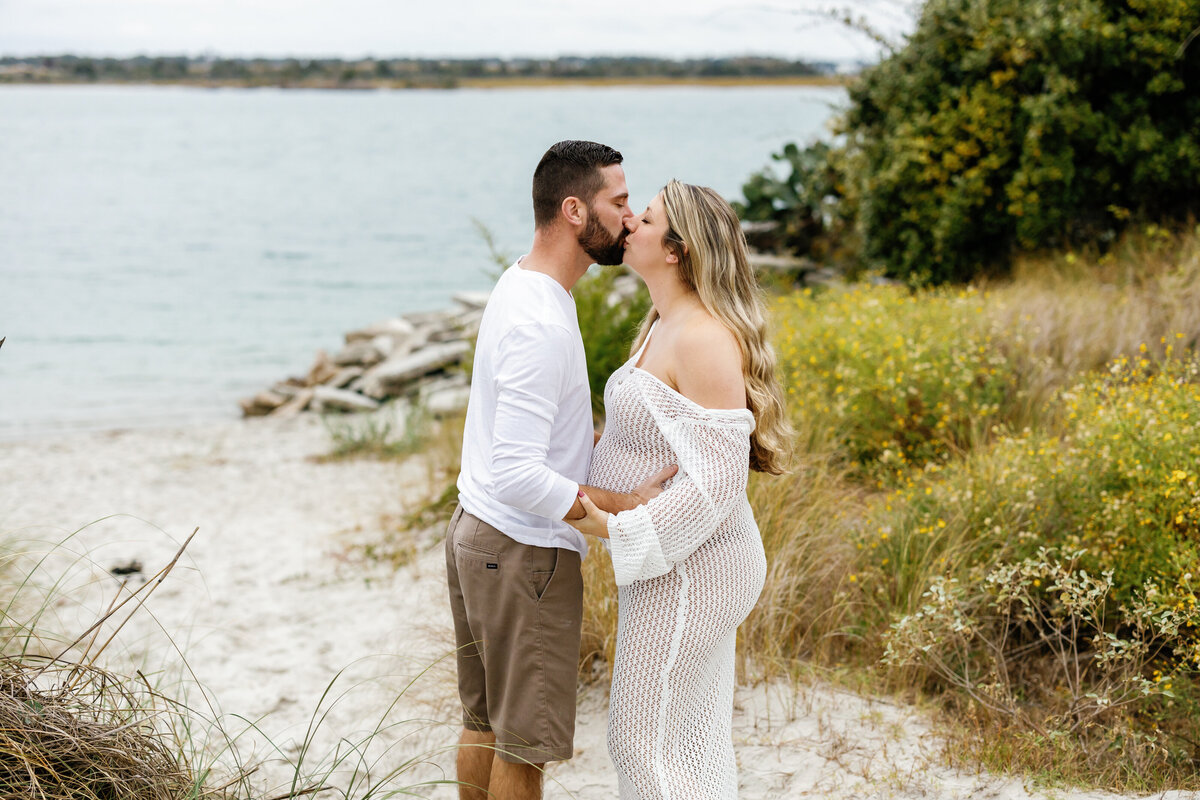 Intimate Maternity Photography in Wilmington Beach