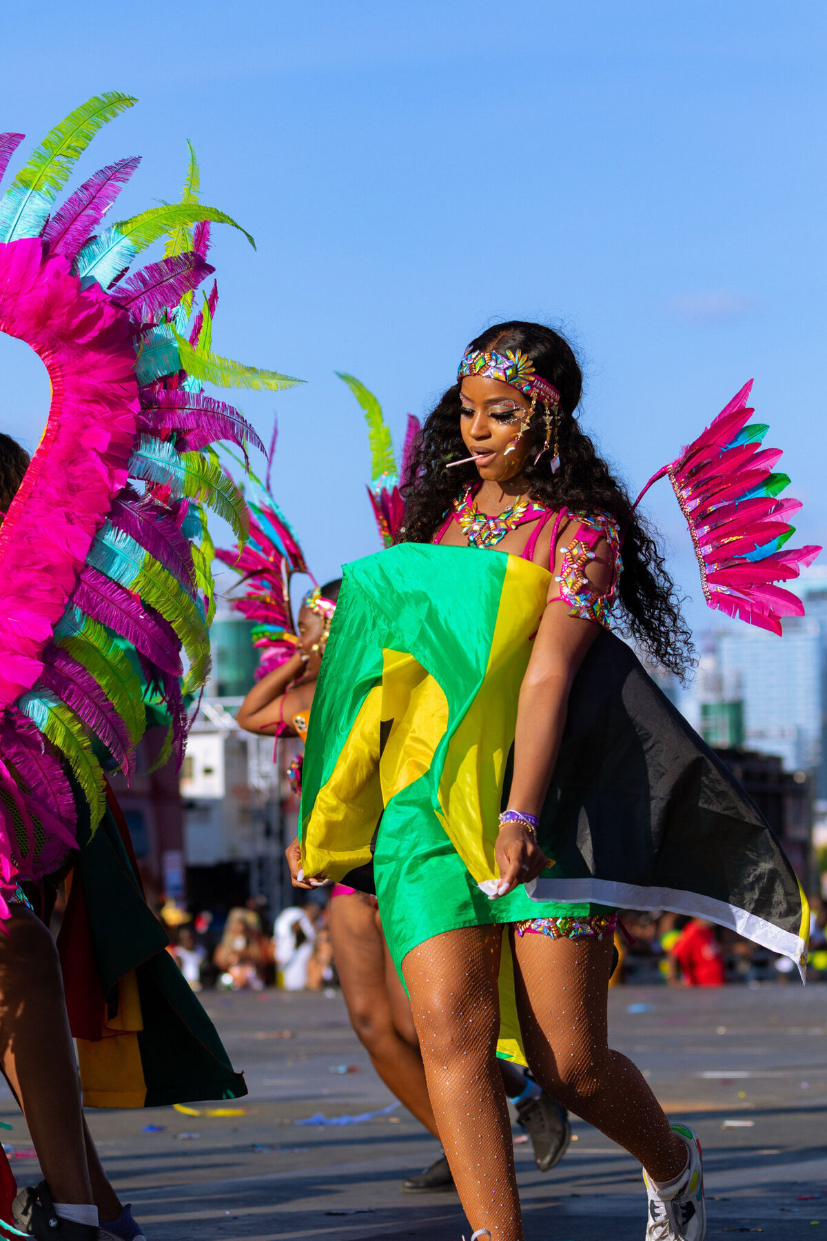 Photos of Masqueraders from Toronto Carnival 2023 - Sunlime Mas Band - Medium Band of The Year 2023-007
