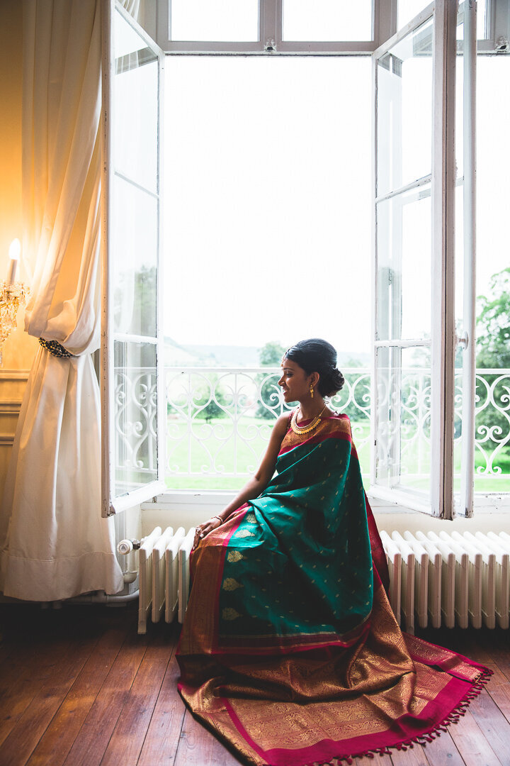 Wedding Hair Makeup Château in Normandy France